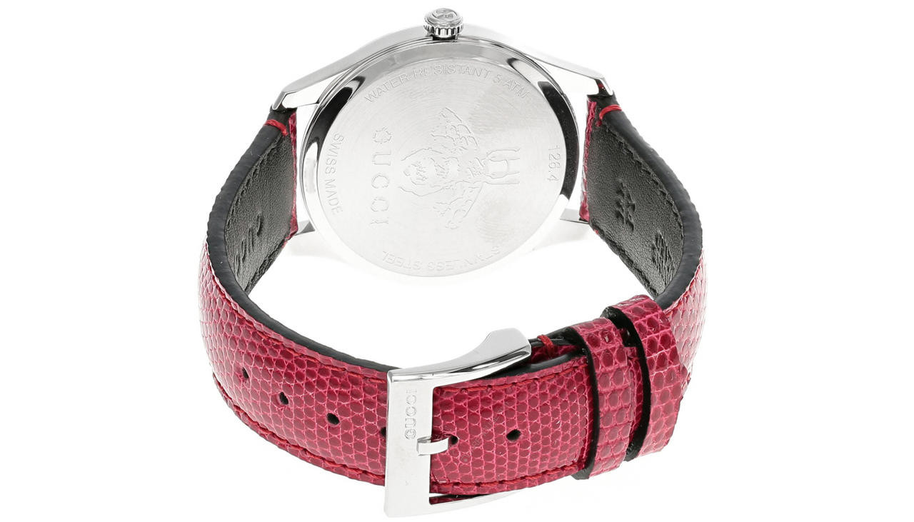 GUCCI G-Timeless Red Mother of Pearl Dial Women's Watch YA1264041 ...