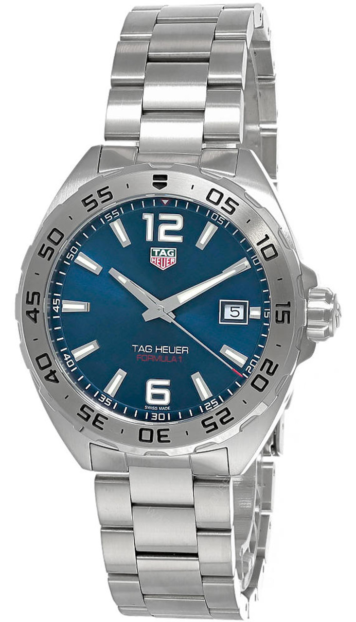 Tag Heuer Men's WAZ1010.BA0842 Formula One Stainless Steel Watch, 43mm, Silver