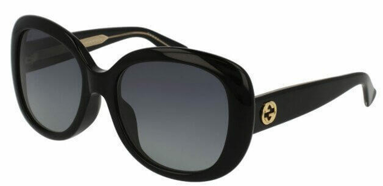 Eyewear Brands Gucci Grey Gradient Round Womens Sunglasses GG0140SA 001 Eyewear Brands Gucci Grey Gradient Round Womens Sunglasses GG0140SA 001