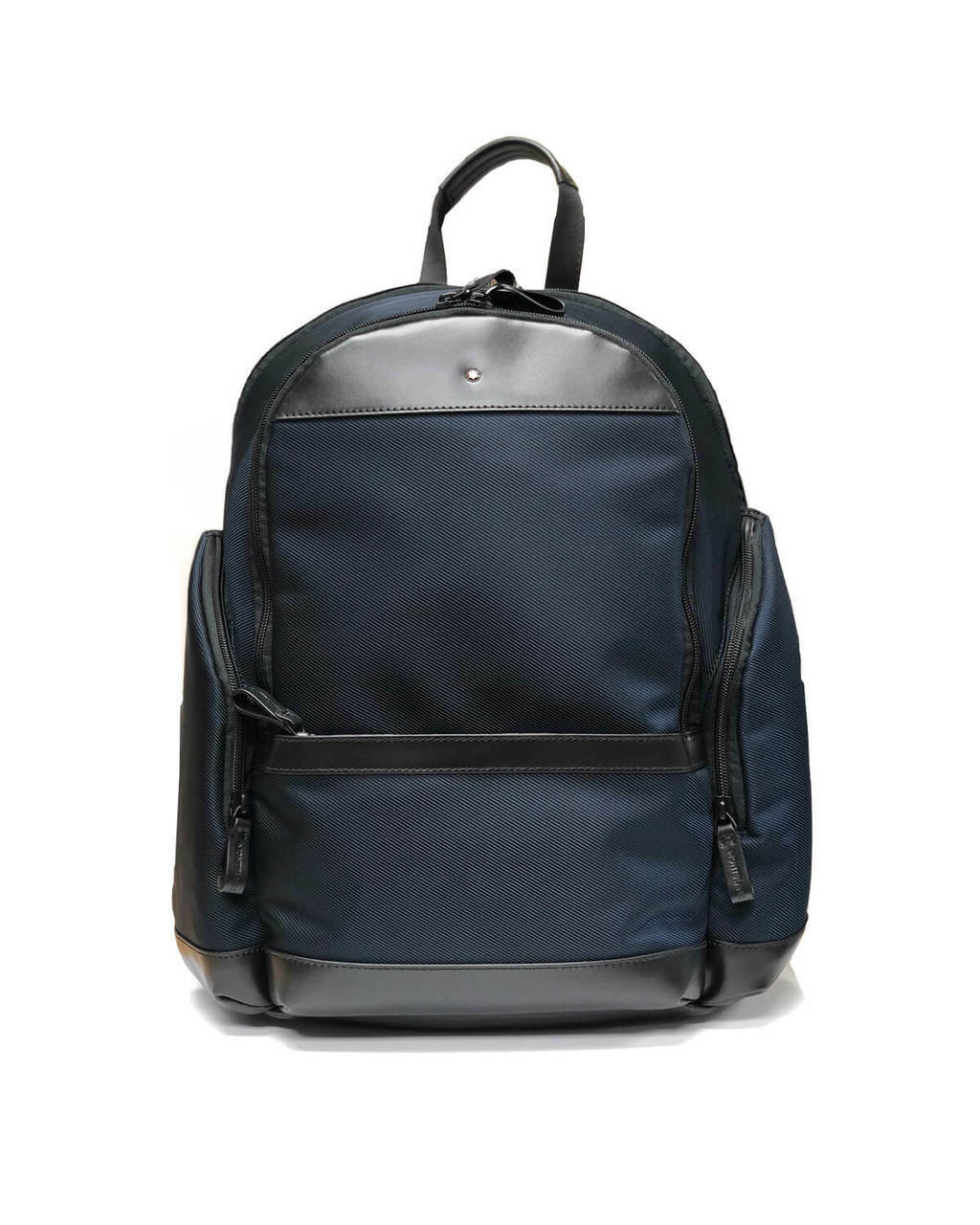 MONTBLANC Nightflight Medium Blue Nylon Leather Trim Backpack