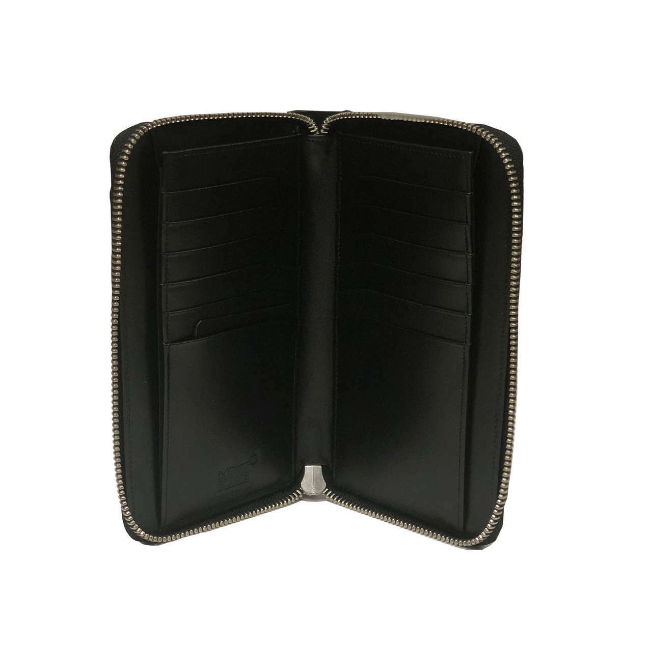 MONTBLANC MeisterstÃ¼ck Small 12cc zip-around Black Wallet 118304