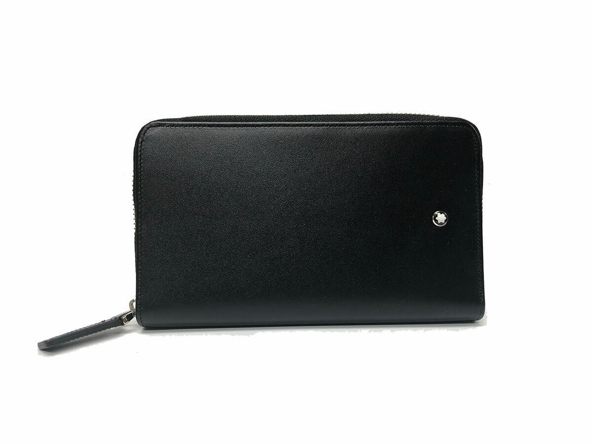 MONTBLANC MeisterstÃ¼ck Small 12cc zip-around Black Wallet 118304