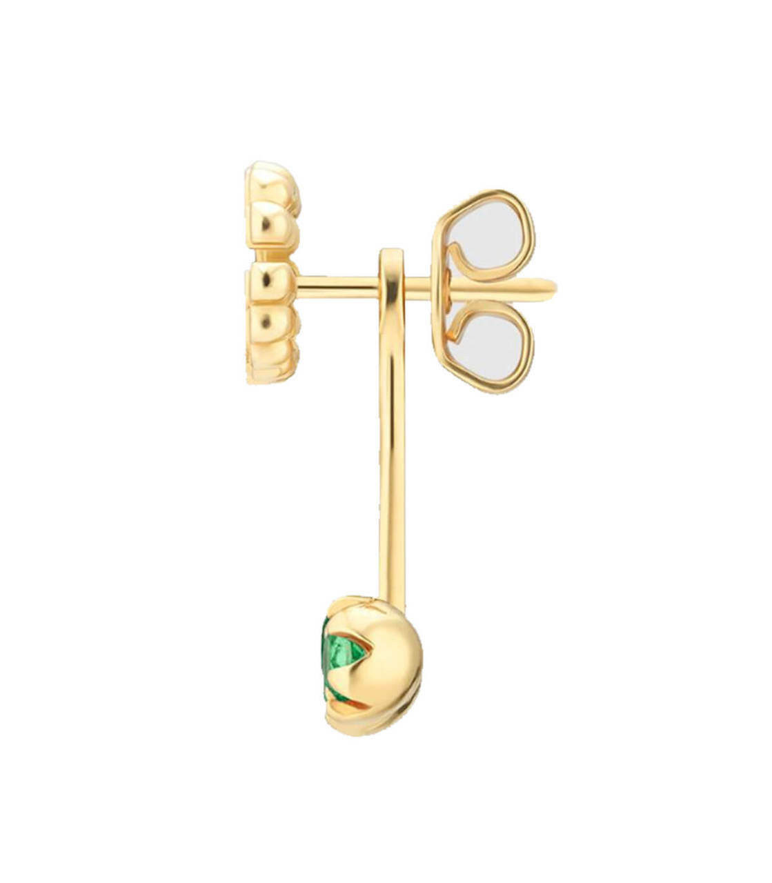 GUCCI Running 18K G Yellow Gold 20MM Single Earring YBD48169300100U