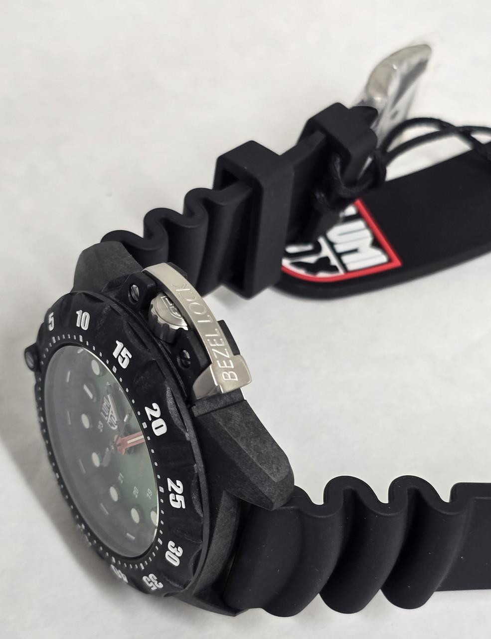 LUMINOX Scott Cassell Deep Dive 45MM Green Dial Rubber Men's Watch