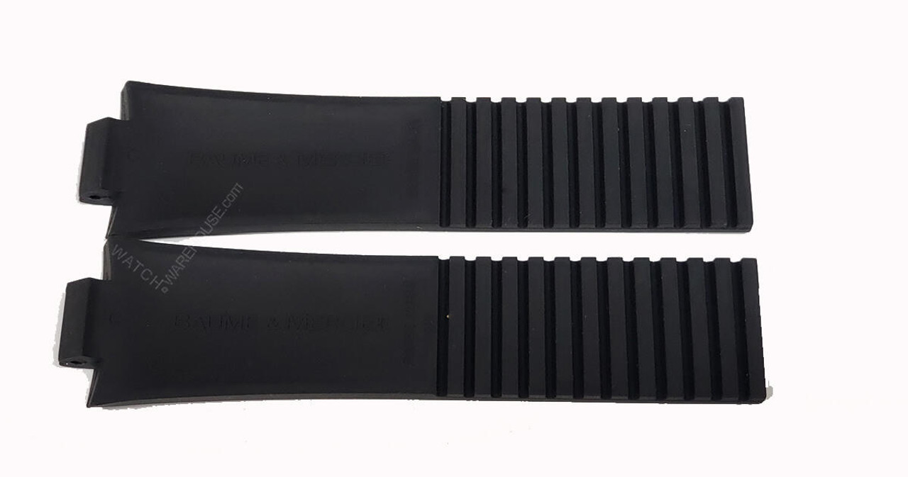 STRAP TAMBOUR RUBBER BLACK L/L - Les Extraordinaires - Watchmaking