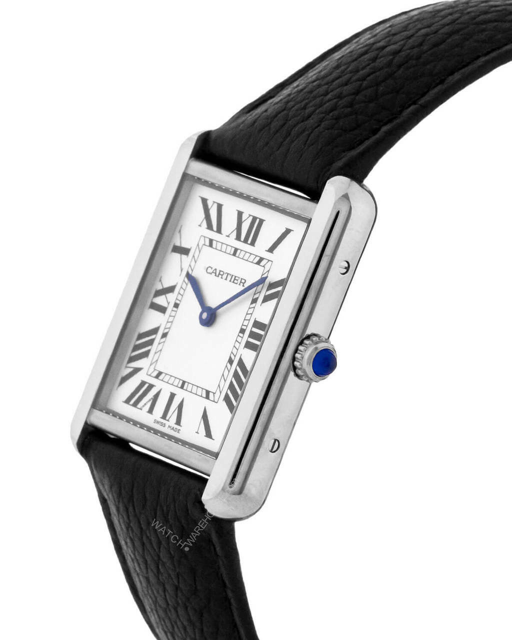 Cartier Tank Solo Steel Roman Numeral Dial Men's or Women's Watch WSTA0028