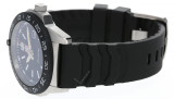 Luminox watches LUMINOX Navy Seal 44MM Quartz SS Black Dial Silicone Mens Watch XS.3121