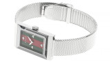 Gucci watches GUCCI G-Frame 21MMx34MM Green/Red MOP Dial Mesh Bracelet Watch YA147401