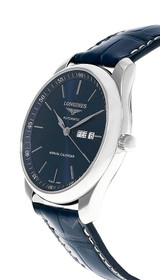 Longines watches LONGINES Master Collection 42MM Blue Dial Leather Mens Watch L29204920