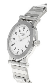 Movado watches MOVADO Vizio Stainless Steel White Dial Date Unisex Watch 83-65-868