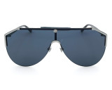 Eyewear Brands GUCCI Ruthenium/Black/Gray 99-01-140MM Unisex Sunglasses GG0584S 001 Eyewear Brands GUCCI Ruthenium/Black/Gray 99-01-140MM Unisex Sunglasses GG0584S 001