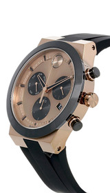 Movado watches MOVADO Bold Fusion CHRONO Quartz Bronze Dial Silicone Mens Watch 3600711