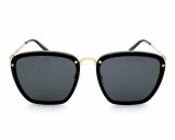 Eyewear Brands GUCCI Gold/Black/Gray Lens 56-20-145MM Unisex Sunglasses GG0673S 001 Eyewear Brands GUCCI Gold/Black/Gray Lens 56-20-145MM Unisex Sunglasses GG0673S 001