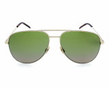 Eyewear Brands SAINT LAURENT Green Lens Gold 59-145MM Unisex Sunglasses SL CLASSIC 11 052 Eyewear Brands SAINT LAURENT Green Lens Gold 59-145MM Unisex Sunglasses SL CLASSIC 11 052