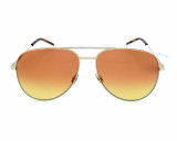 Eyewear Brands SAINT LAURENT Gold/Orange Lens Gold 59-145MM Unisex Sunglasses SL CLASSIC 11 053 Eyewear Brands SAINT LAURENT Gold/Orange Lens Gold 59-145MM Unisex Sunglasses SL CLASSIC 11 053