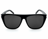 Eyewear Brands SAINT LAURENT Black/Black Lens 58-16-145MM Unisex Sunglasses SL 1/F 001 Eyewear Brands SAINT LAURENT Black/Black Lens 58-16-145MM Unisex Sunglasses SL 1/F 001