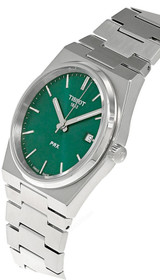 Tissot watches TISSOT PRX 39.5MM Quartz SS Green Dial Men's Watch T1374101109100