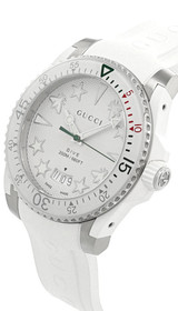 GUCCI Dive 40MM QTZ S-Steel Silver Dial Bracelet Men's Watch