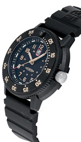 Luminox watches LUMINOX Navy Seal 43MM Dive Black Rubber Mens Watch XS.3001EVOOR