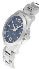 LONGINES Conquest Quartz SS 41MM Blue Dial Men's Watch Men's Watch L3.759.4.96.6 / L37594966