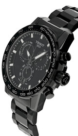 Tissot watches TISSOT Supersport CHRONO 45.5MM Black Stainless Steel Mens Watch T1256173305100