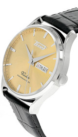 TISSOT Visodate Date Day Leather Automatic Men's Watch ...