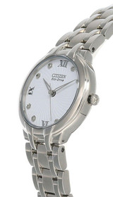 CITIZEN Eco-Drive White Dial S-steel Women's Watch EW9240-54A