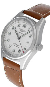LONGINES Spirit Automatic 40MM Silver Dial Leather Men's Watch L3.810.4.73.2 / L38104732
