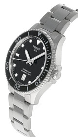Tissot watches TISSOT Seastar 1000 Black Dial 40MM SS Men's Watch T120.410.11.051.00