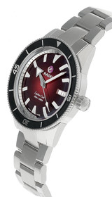 RADO Captain Cook AUTO 42MM S-Steel Red Dial Men's Watch R32105353 RADO Captain Cook AUTO 42MM S-Steel Red Dial Men's Watch R32105353