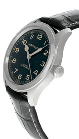 Hamilton watches HAMILTON Khaki Field Murph AUTO 38MM Black Leather Men's Watch H70405730