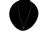 GUCCI GG Running 18K White Gold Diamond Necklace YBB48163800200U 