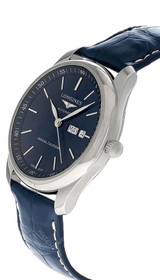 LONGINES Master Collection Automatic 40MM Blue Dial Leather Men's Watch L2.910.4.92.0 / L29104920
