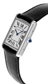 Cartier watches CARTIER Tank Large Quartz Silver Dial Leather Unisex Watch WSTA0041 