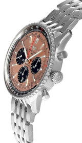 BREITLING Navitimer B01 Automatic 43MM Copper Dial Men's Watch AB0138241K1A1