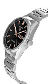 TAG Heuer Watches‎ TAG HEUER Carrera Day Date AUTO 41MM SS Black Dial Men's Watch WBN2013.BA0640 