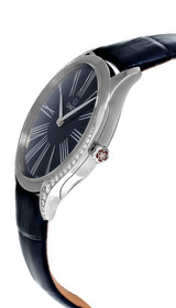 Omega watches OMEGA De Ville Tresor 36MM Blue Dial Leather Women's Watch  428.18.36.60.03.001 