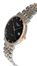Longines watches LONGINES Elegant Collection 39MM SS Black Dial Diamond Men's Watch L4.910.5.57.7 