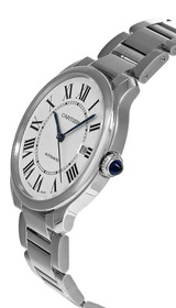 Cartier watches CARTIER Ronde Must De Cartier AUTO 40MM SS Silver Dial Men's Watch WSRN0035 