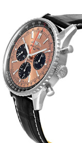 BREITLING Navitimer B01 Chronograph 43MM Copper Dial Leather Men's Watch AB0138241K1P1 BREITLING Navitimer B01 Chronograph 43MM Copper Dial Leather Men's Watch AB0138241K1P1