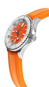 BREITLING Superocean Automatic 36MM Orange Rubber Women's Watch A17377211O1S1 BREITLING Superocean Automatic 36MM Orange Rubber Women's Watch A17377211O1S1