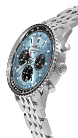 BREITLING Navitimer B01 Automatic Chronograph 43MM Blue Dial Men's Watch AB0138241C1A1