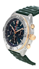 Breitling watches BREITLING Chronomat B01 42MM Green Dial Rubber Men's Watch UB0134131L1S1
