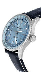 BREITLING Navitimer Automatic GMT 41MM Blue Dial Leather Men's Watch A32310171C1P1