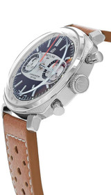 BREITLING Top Time B01 Racing Automatic 38MM Black Dial Leather Men's Watch AB01771A1B1X1 