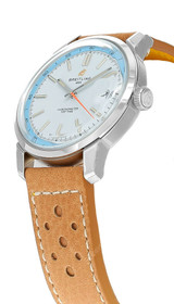 Breitling watches BREITLING Top Time B31 Automatic 38MM Sky Blue Dial Leather Men's Watch AB3113281A1X1
