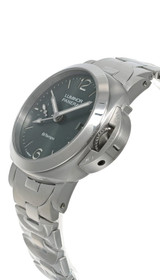PANERAI Luminor Quaranta BiTempo Automatic 40MM Green Dial SS Men's Watch PAM01640 