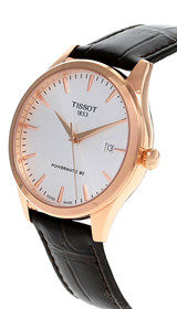 TISSOT Classic Dream Automatic 40MM Silver Dial Leather Men's Watch T158.407.36.031.00