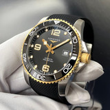 LONGINES HydroConquest Automatic 41MM Black Rubber Men's Watch L3.781.3.56.9
