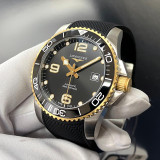 Longines watches LONGINES HydroConquest Automatic 41MM Black Rubber Men's Watch L3.781.3.56.9 